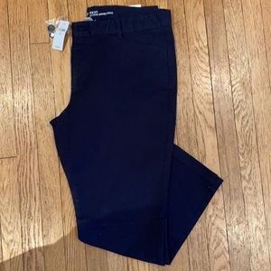Gap Navy Slim City Cropped Pants